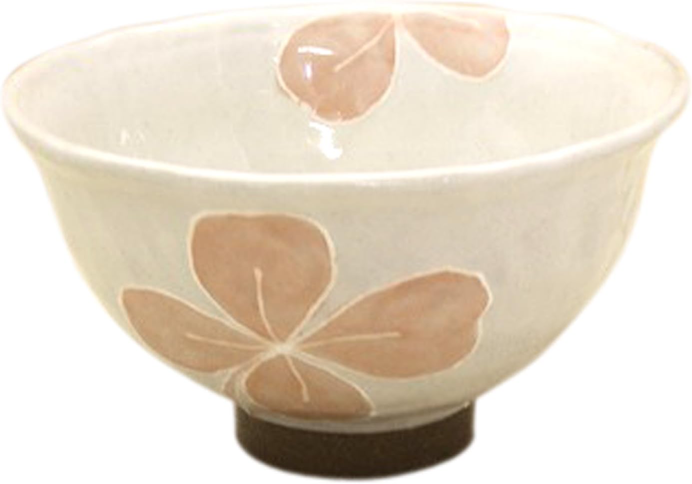 Matsumoto pottery Matsumoto ceramic powder pull low 41496 bar rice bowl (Pink)