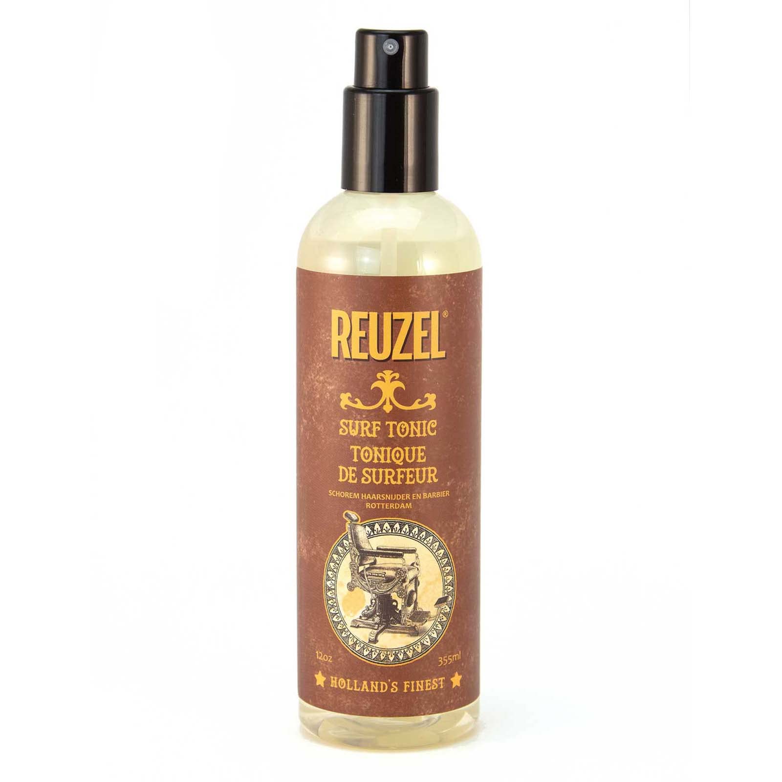 Reuzel Surf Tonic Hairspray - Fragrance Free - Adds Grip, Texture And Volume - Create A Windblown Style With Matte Finish - Exaggerates Hair'S Natural Texture - For All Hair Types