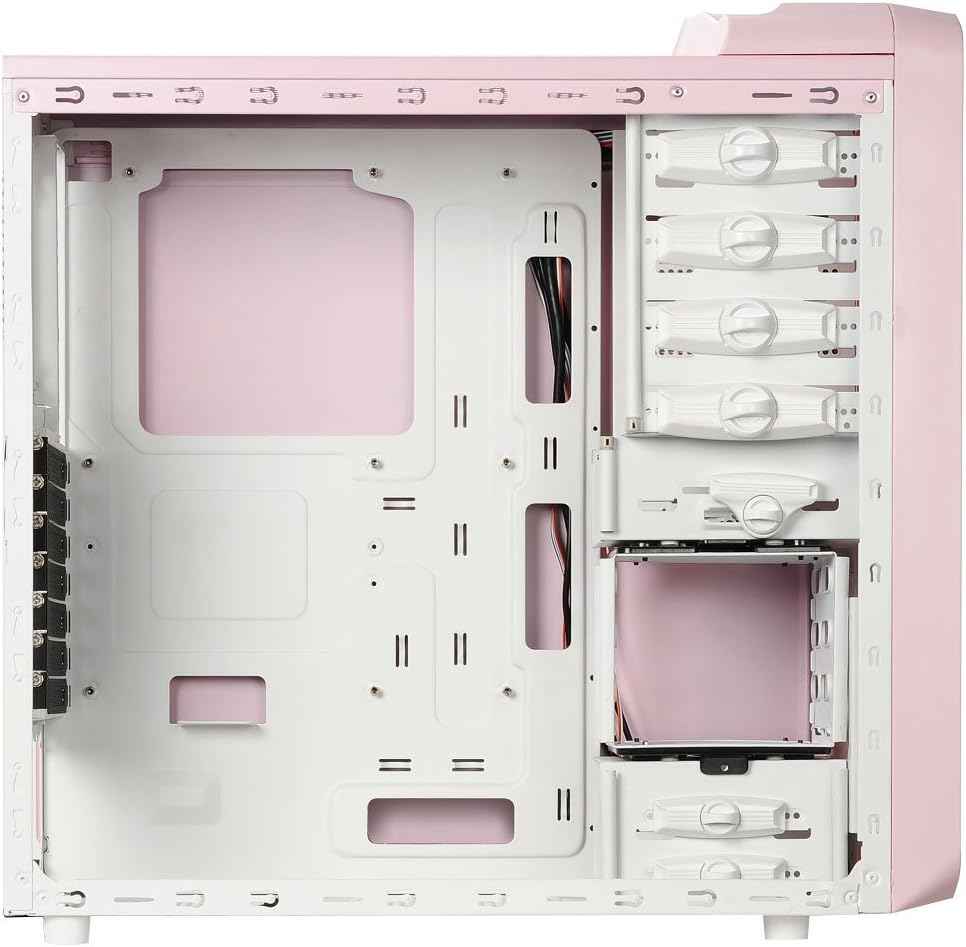 Enermax ミドルタワーpcケース Ostrog Pink Eca3253 Pw Enermax Pcケース 通販 Amazon