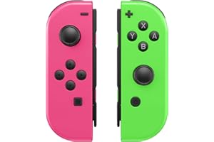 FFSTARYM Compatible with Nintendo Switch Controller, Upgraded Switch Controllers for Switch/Lite/OLED, with/Dual Vibration/Motion/Wake-up/Screenshot (PINK)