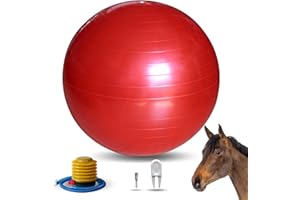 RideFound 22 Inch Horse Play Balls Anti-Burst Herding Ball for Horse Mega Equine Ball for Play Training Horse Soccer Ball