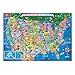 T.S. Shure Map of The U.S.A Magnetic Puzzle and Playboard