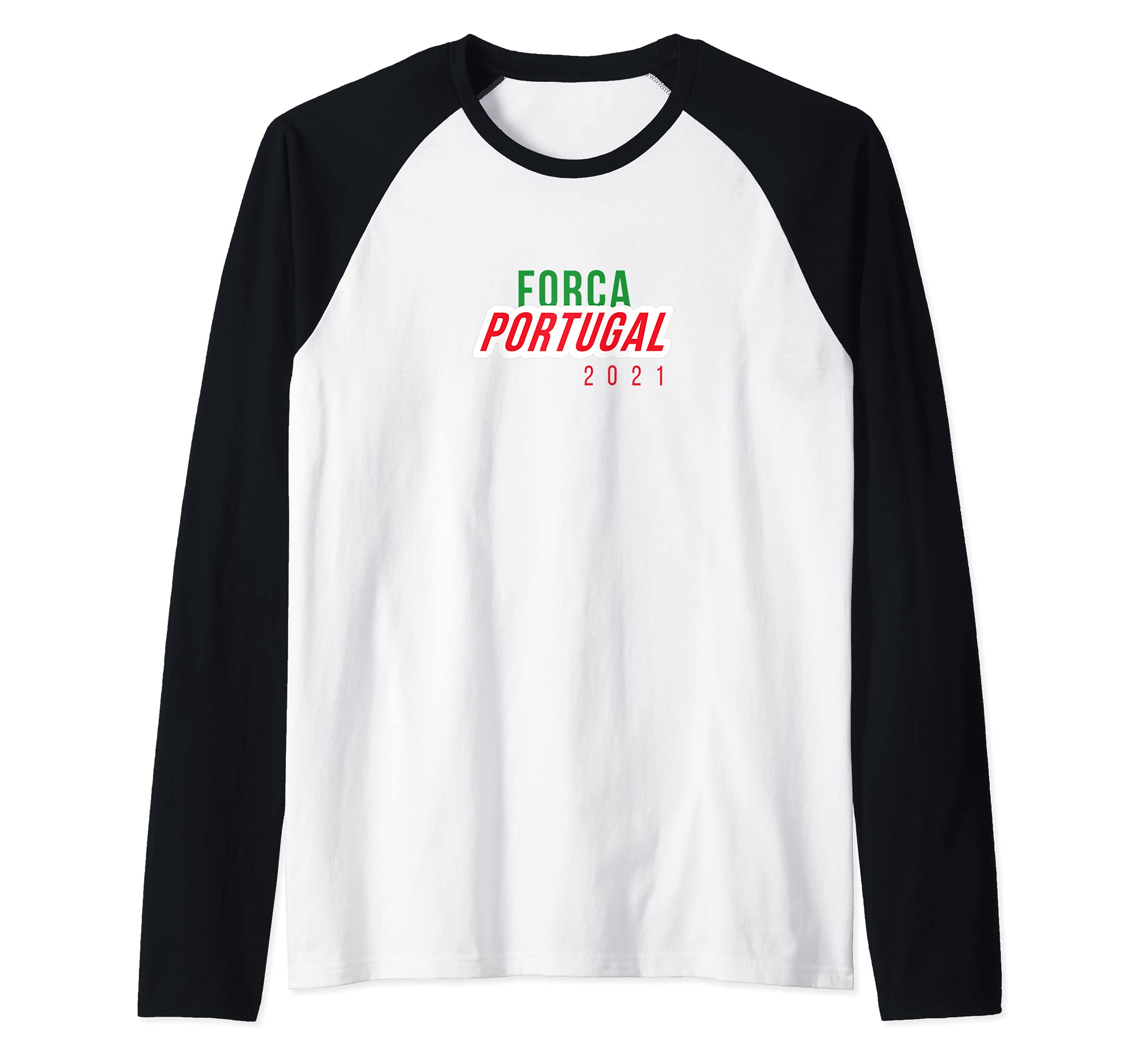 Flag Portugal Raglan Baseball Tee