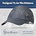 TrailHeads Performance Mens Running Hat - Lightweight, Quick Dry Workout Hats for Men - Athletic Sports Cap for Tennis, Gym Charcoal