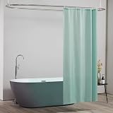 Furlinic Shower Curtain Anti Mould Waterproof Mint 85x180cm Polyester view 5