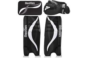 BenKen Sports Hockey Gear Goalie Pad Pack Ice Hockey Equipment Teenager & Kids Blue Black