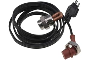 Solarhome 400W 120V 3/4" NPT Engine Block Heater 11409 0806R Compatible With Jaguar,Mazda,Lincoln,Kubota,JD 2155 A 5400 2040 60 2255 5220 Belarus Massey Ferguson 255 65 3165 285 165