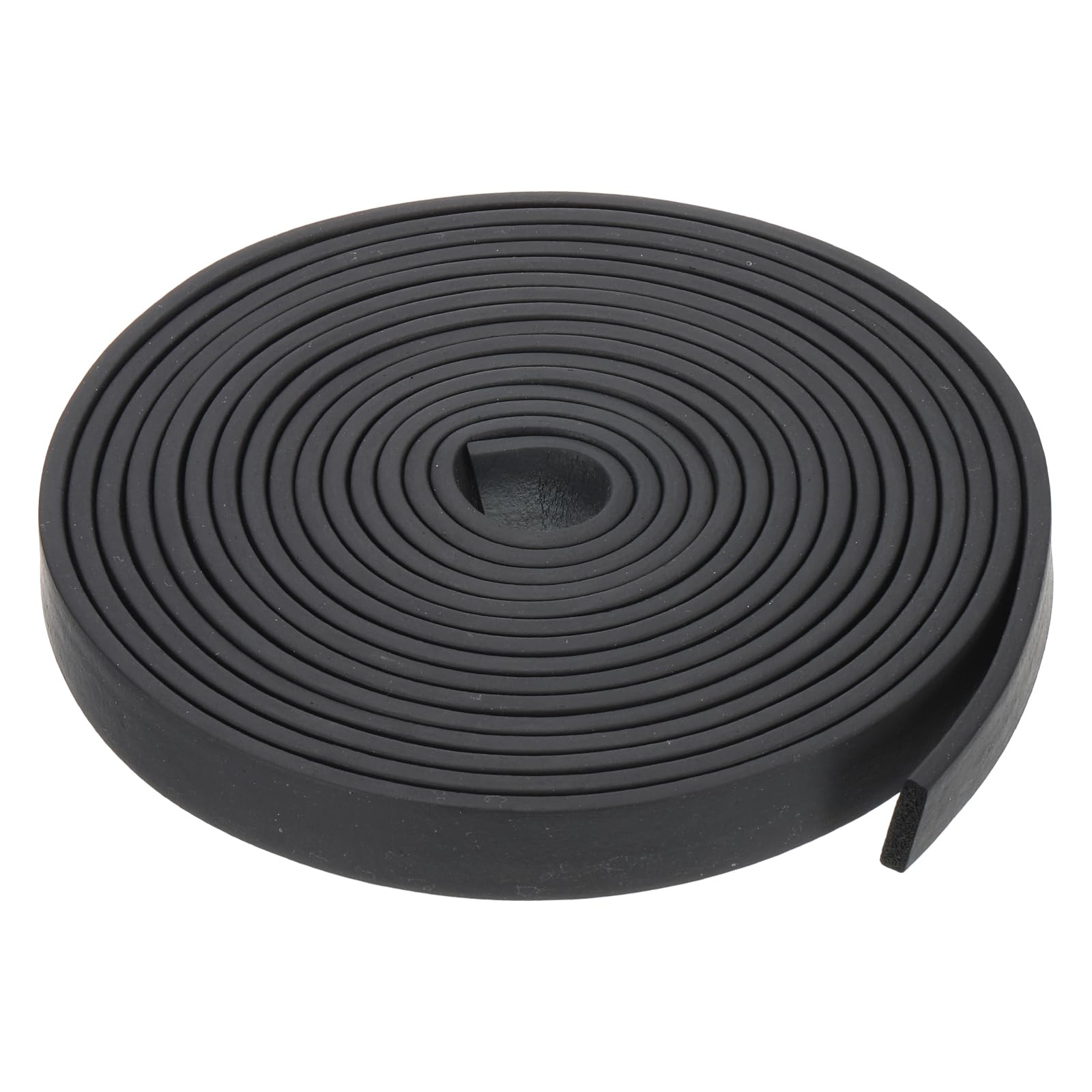 Patikil 16.4Ft Foam Rubber Strips, 20mm Wide 5mm Thick EPDM Rubber Soundproof Seal Strip Tape for DIY Gasket Sealing Door Window Insulation, Black