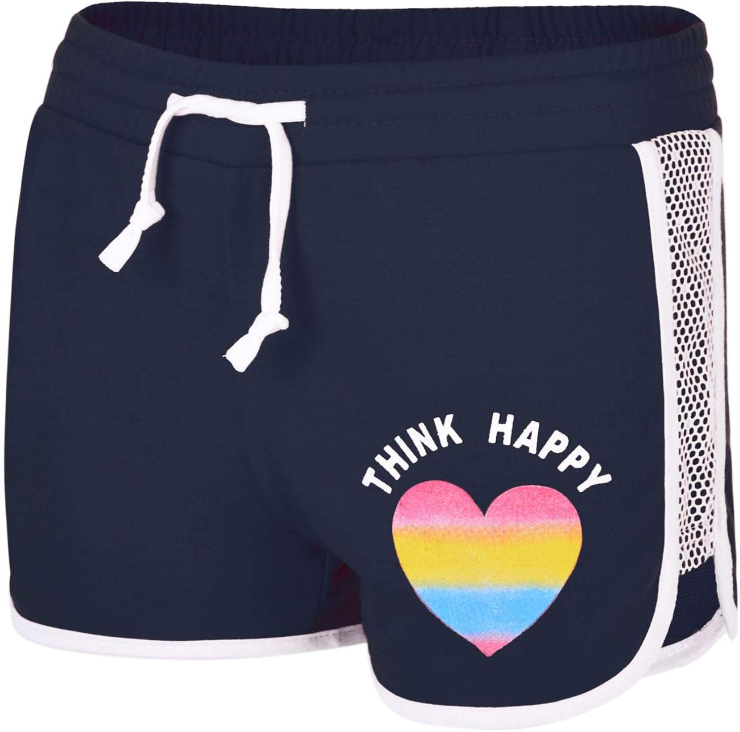 LOTMART Bambini Estate Pantaloncini Corsa Hart Mesh con Disegni Inserti