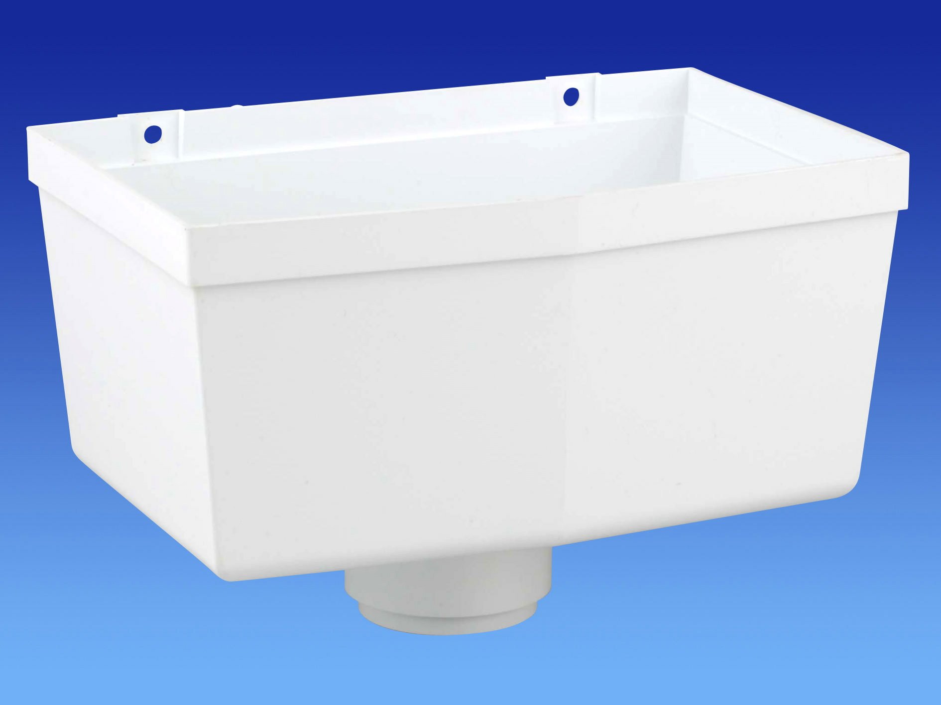 Wavin OSMA Roundline Hopper Head White 0T332w for 68mm downpipe