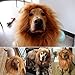 Ztacking Lion Mane for Dog, Pet Dogs Costume Lion Mane Wig Hair for Medium to Large Dogs Christmas Thanksgiving Halloween Contest with Cute Ears Vivid Tail