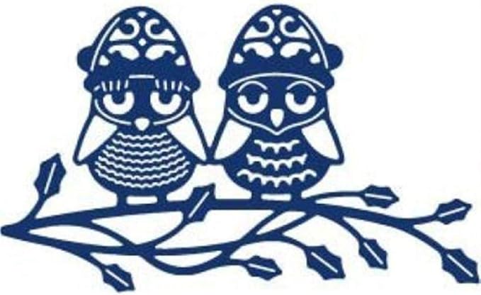 Troqueles de metal con diseño de búhos de dibujos animados para hacer