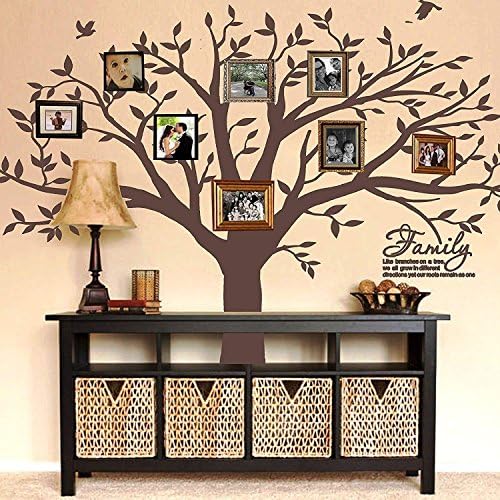 Giant Family Tree Wall Decals Photo Tree Wall Decals with Birds Wall