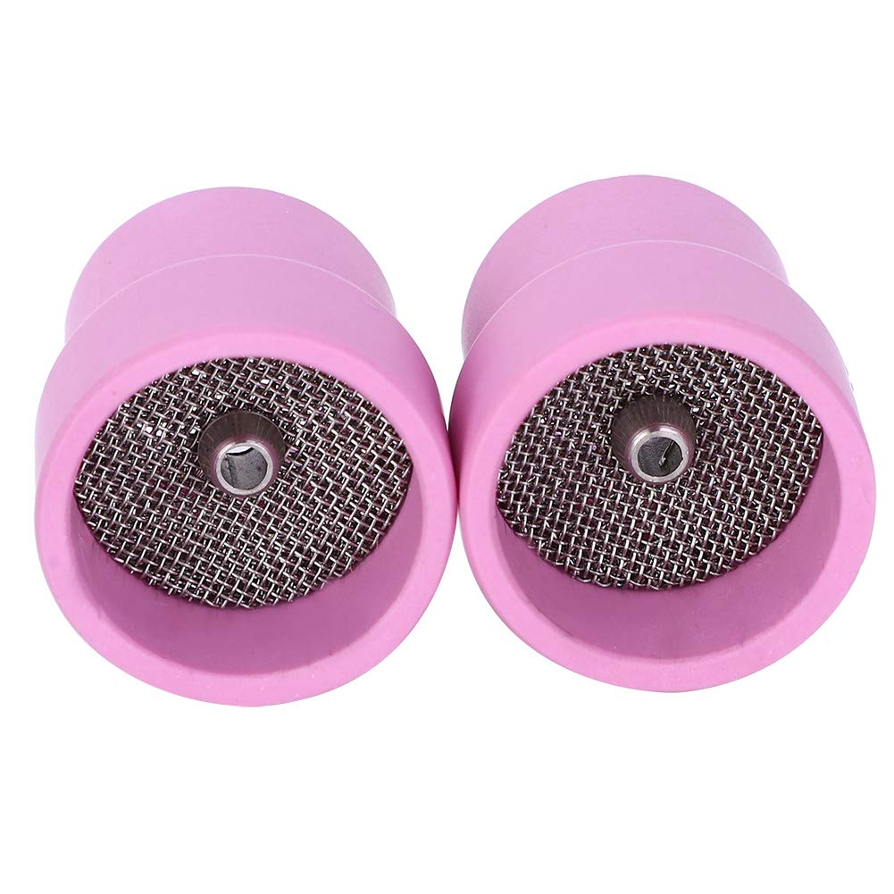 #12 Ceramic Welding Cup 2Pcs TIG Alumina Nozzles Ceramic Shield Cups for WP-9 WP-20 WP-25 Air-Cooled Welding Torch