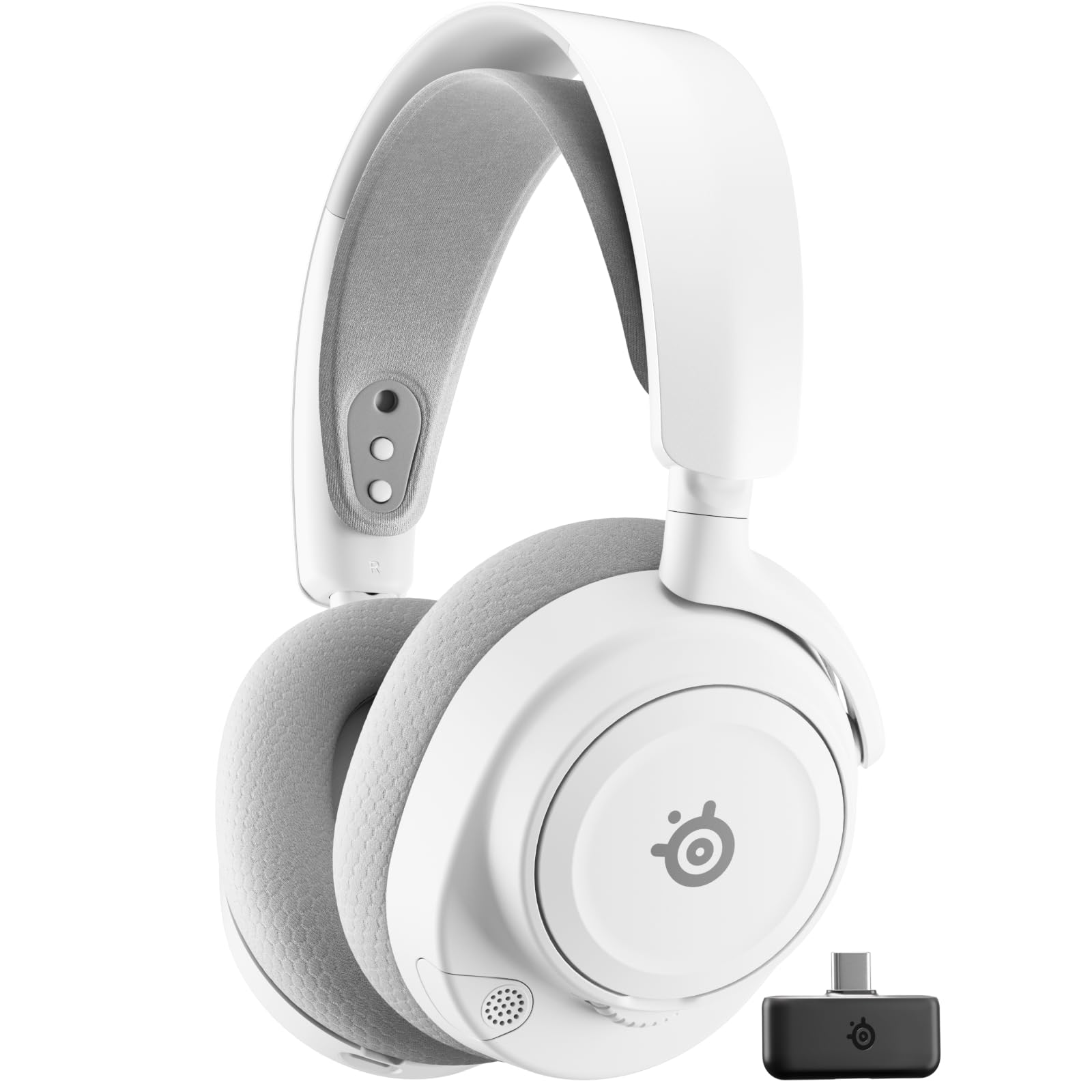 SteelSeries Arctis Nova 7 Wireless Gen 2 Multi-Plattform-Gaming-Headset - Echtzeit-App-Steuerung - Über 50 Std. Akkulaufzeit - 2,4 GHz/Bluetooth parallel möglich -PC, PS5, PS4, Switch 1/2, Mobilgeräte