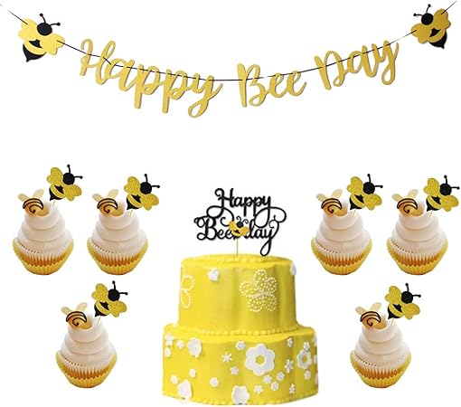Amazon Co Jp Happy Bee Day ゴールドバナー グリッター ケーキトッパー バンブルハチ カップケーキトッパー 蜂がテーマ 誕生日パーティー 赤ちゃんの性別発表パーティー ベビーシャワー装飾 おもちゃ Amazon Co Jp Happy Bee Day ゴールドバナー グリッター ケーキトッパー バンブルハチ カップケーキトッパー 蜂がテーマ 誕生日パーティー 赤ちゃんの性別発表パーティー ベビーシャワー装飾 おもちゃ