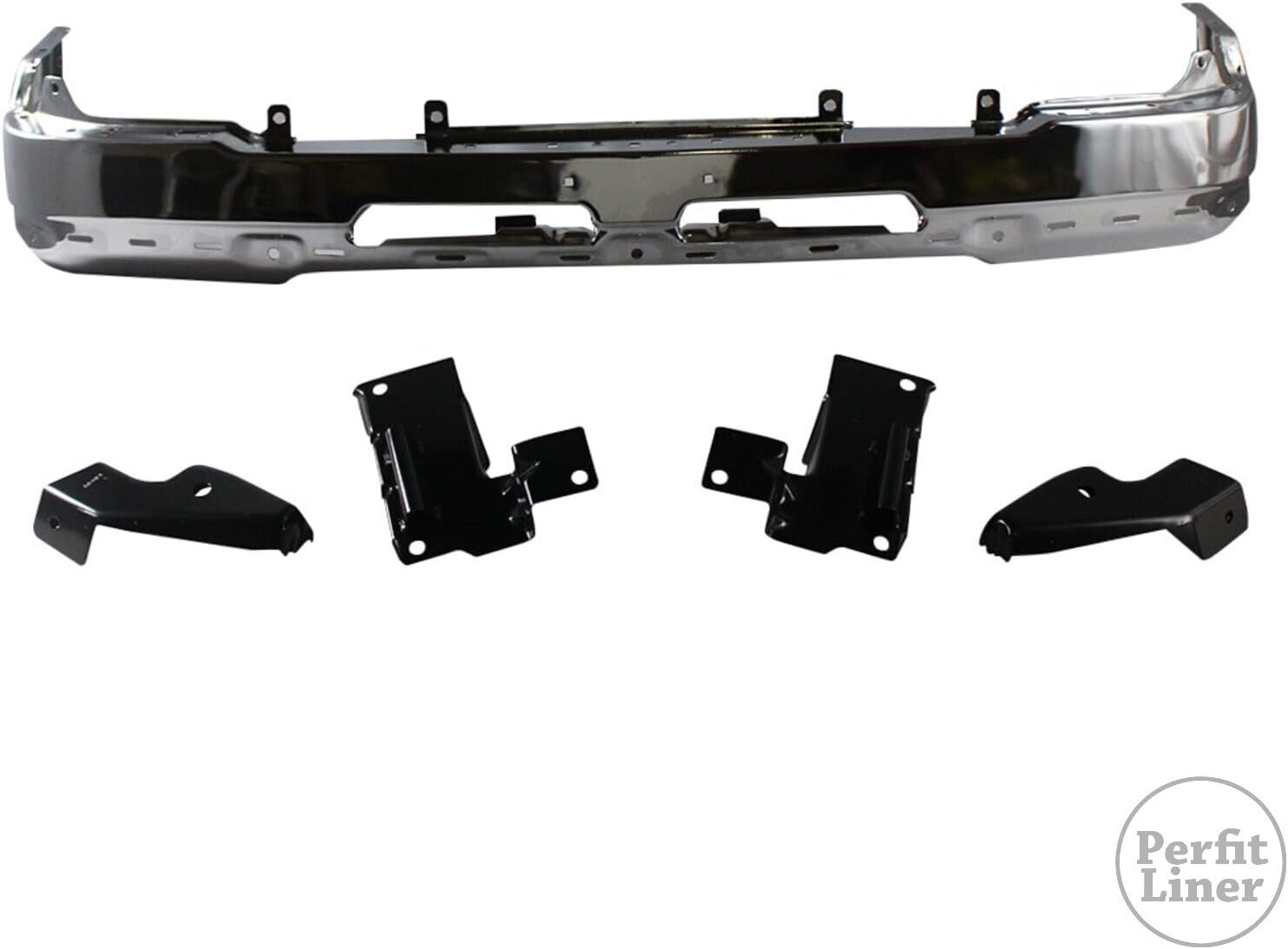 Perfit Liner New Replacement Parts Front Chrome Bumper Face