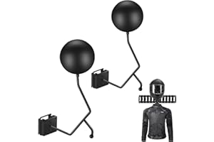 ONAGAD E Track Motorcycle Helmet Holder, E-Track Bicycle Dirt Bike Helmet Display Hanger Storage Organizer Stand Rack Hook, Etrack Motorcycle Accessories for Enclosed Trailers, Trucks, Warehouses and Garages