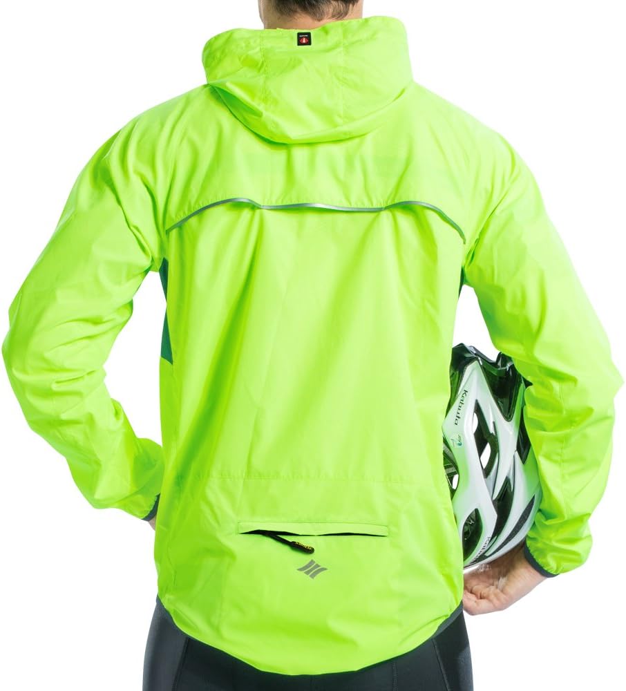 Santic Men's Windproof UV Protection Cycling Jacket Long Sleeve Wind Coat : Clothing