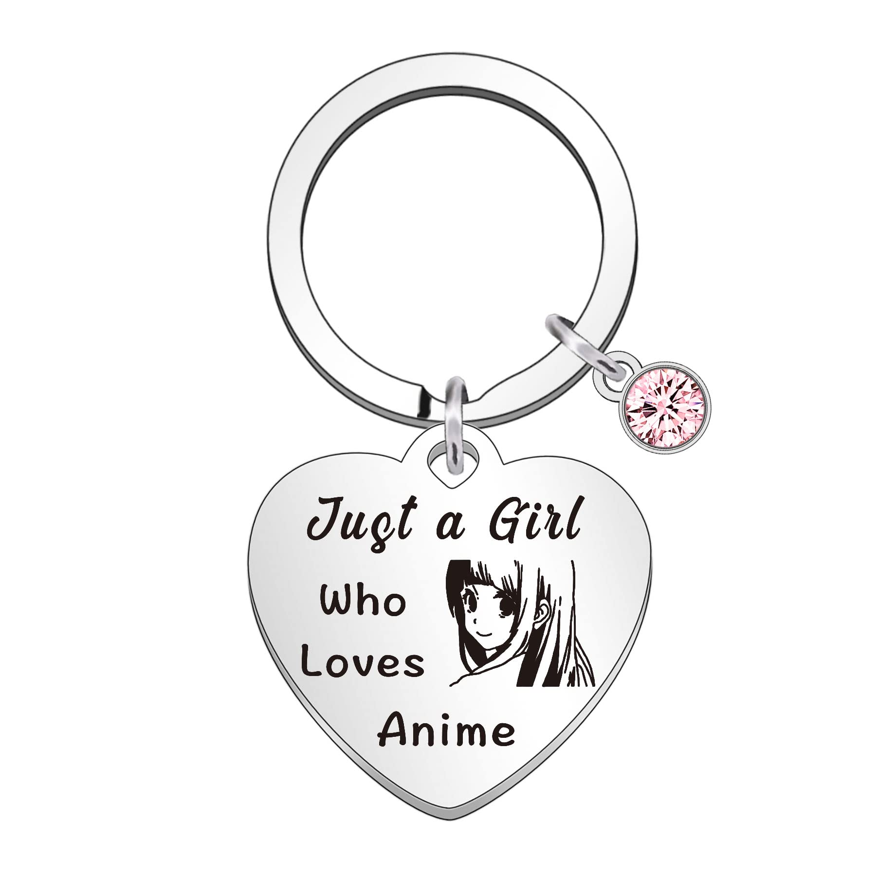 WTOPP Anime Girl Gifts For Teen Girls,Funny Anime Keyring Gifts,Anime Lover Gift
