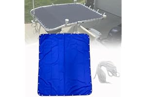 HWIMARINE Boat T-Top Shade Canvas Cover - Boat Center Console Bimini Shade Top, Marine 600D Waterproof (66" L x 47" W)