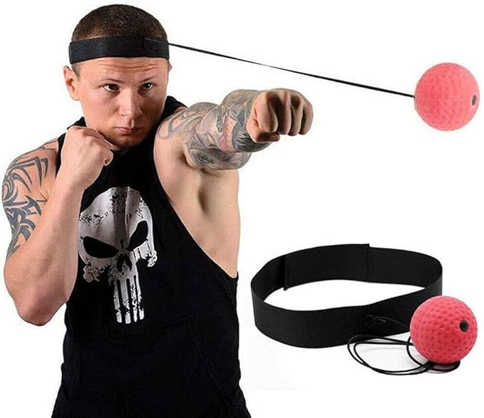 Ballon d'entraînement à la Vitesse de Combat,Boxer Head Cap String