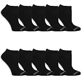 Fruit of the Loom Women's Everyday Soft Cushioned No Show Socks (Multi Pack)