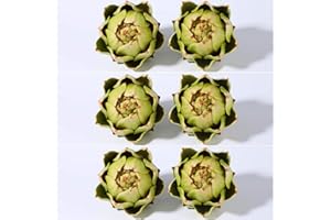 SXOWIHZ Large Green Artificial Artichoke Vegetables Fake Artichoke for Home Decor -Green（6pcs）