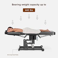 SyyBhb 360° Swivel Massage Table with