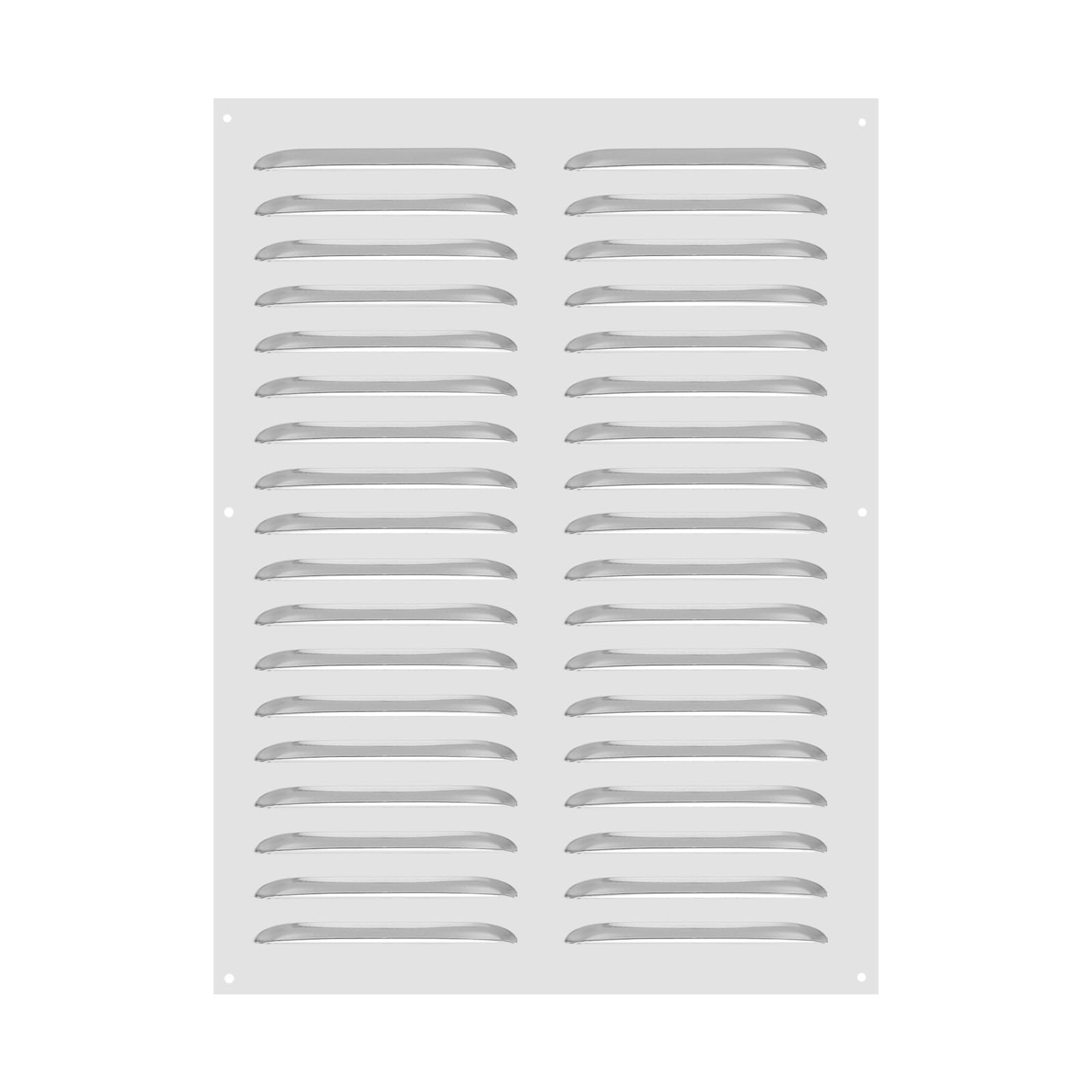 Photo 1 of PATIKIL 12 x 16 Inch Aluminum Vent Cover, Screen Air Grille Ventilation Cover HVAC Louvered Grill for Home Kitchen Fireplace Bathroom Wall Ceiling, Silver Tone