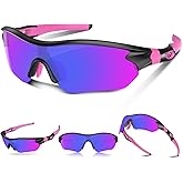 Polarized Sports Sunglasses for Men Women Youth Baseball Running Fishing Tennis Golf Cycling Driving Motor TAC UV400 TR90