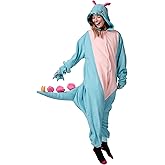Stegosaurus Dinosaur Kigurumi Unisex Animal Cosplay Adult Onesie Costume