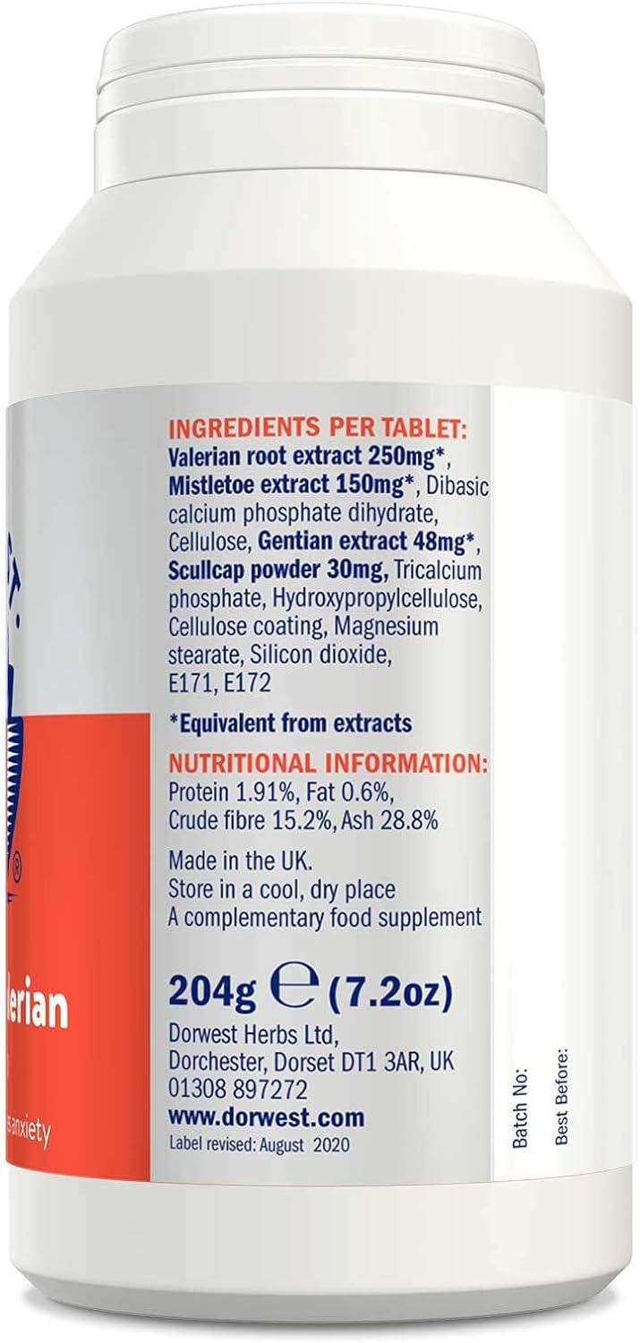 scullcap and valerian for dogs