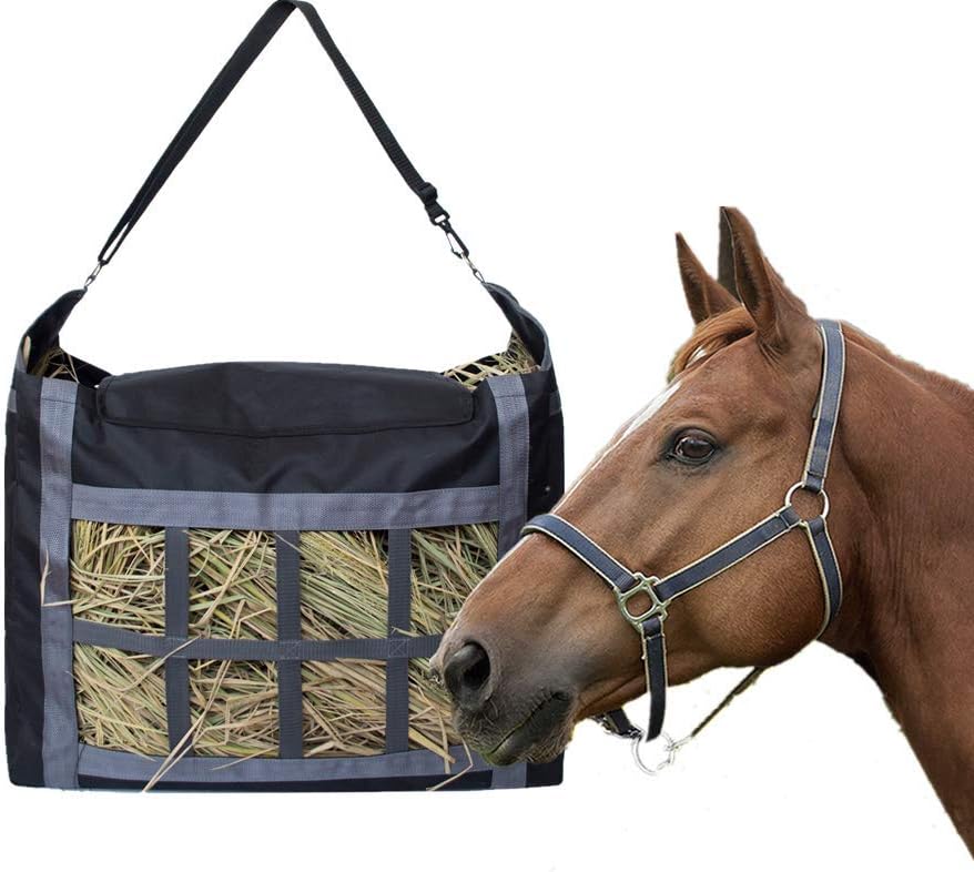 Slow Feeder Hay Bag Hay Storage Net for Horse Donkey Goat