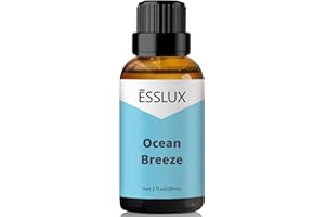 Ocean Breeze Fragrance Oil - ESSLUX Essential Oils for Diffuser, Candle Soap Making Clean Fresh Scents, Aromatherapy Scented 