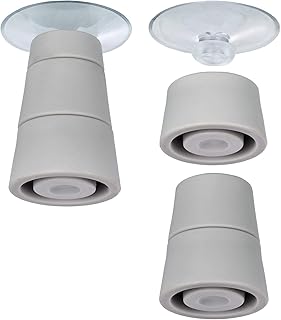 WENKO Füße für Herdabdeckplatten - Ersatzfüße, Polyvinylchlorid, 4.4 x 5 x 4.4 cm, Transparent