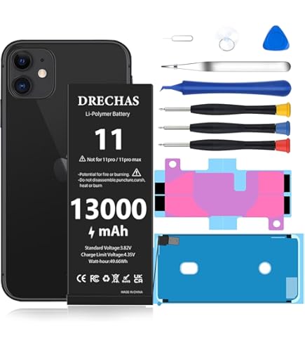 100800I iPhone11 A2221 64GB 電池92% Amazon.com: E-YIIVIIL 替換電池616-00644 相容於iPhone 11