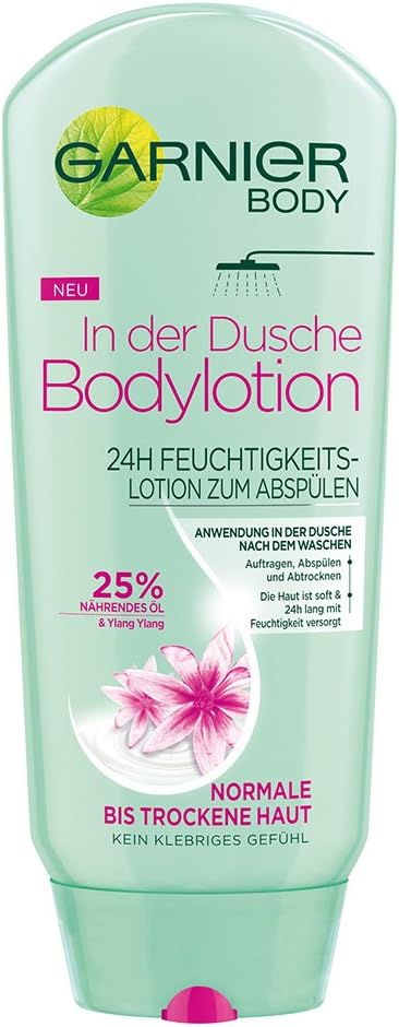 Garnier In-Shower Body Lotion Dry Skin Ylang Ylang 6 x 250 ml Pack