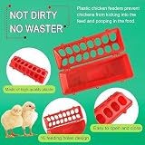 VandanCoop 1kg Chick Feeder & 1L Waterer Set Poultry Pigeon Coop Automatic view 6