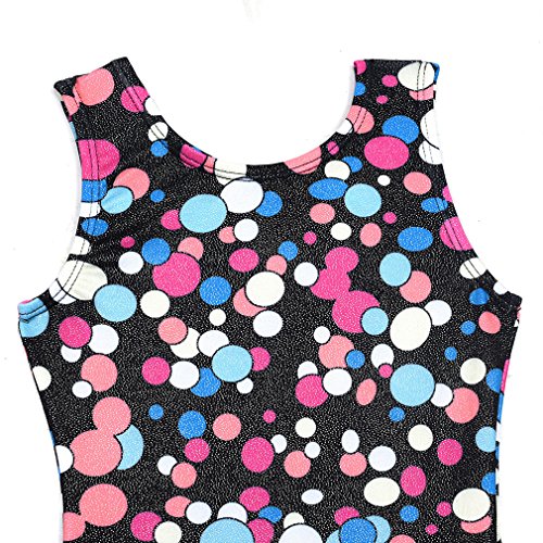 Wah Na Toddler Girls Pink Bubble One Piece Gymnastics Unitard For 6x