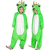 ROC PARTY Kids Hooded Animal Costume - Unisex Halloween Dress-Up Outfit & Cosplay Playwear for Boys & Girls Ages 4-12