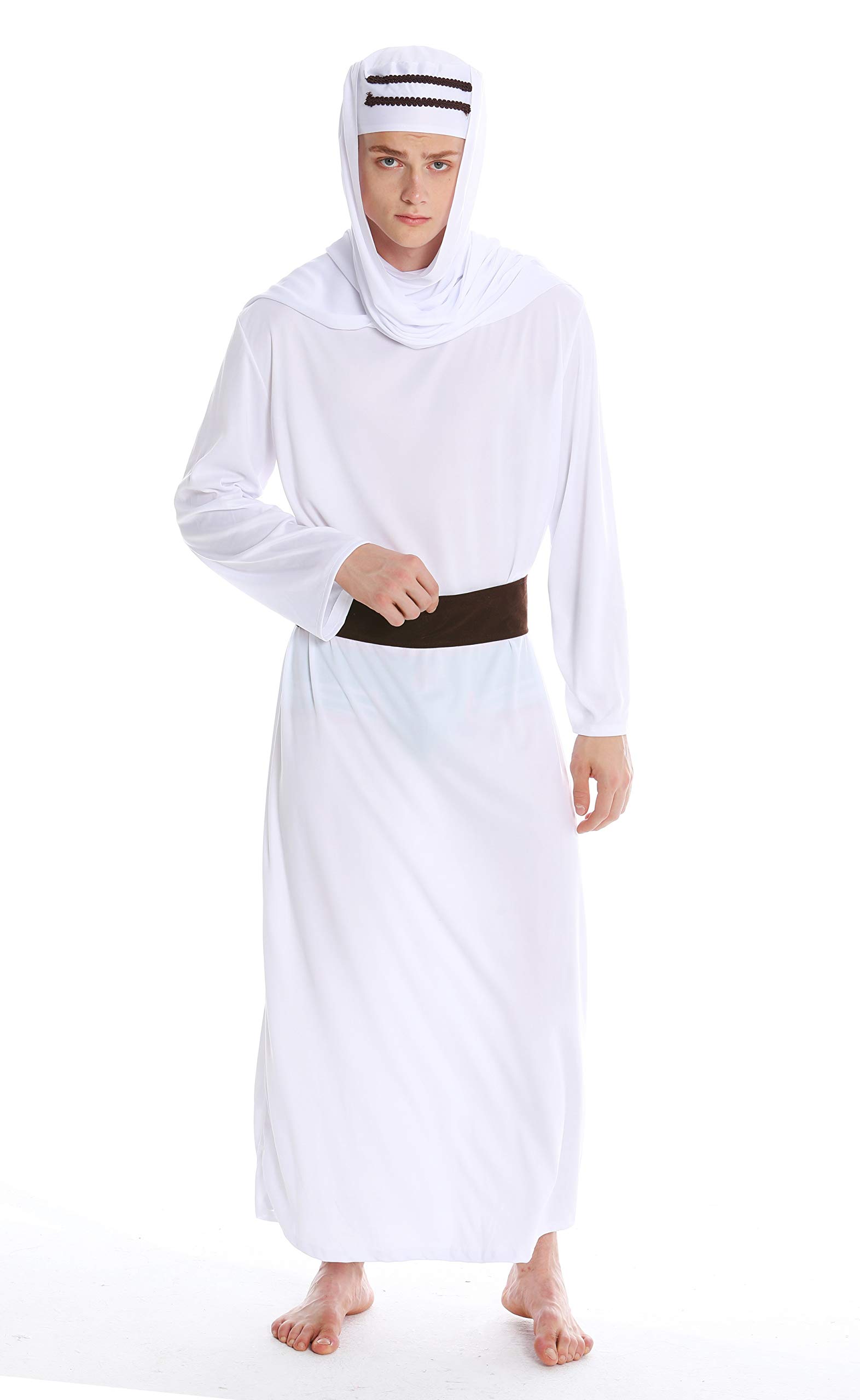 dressmeup - M-0154-S costume Halloween Fancy Dress men carnival sheik Arab Lawrence of Arabia Sinbad caliph Arabian prince S/M