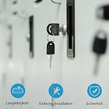 XiangJunly Cabinet Locks 16 mm Letterbox 2 Pack with Keys view 6