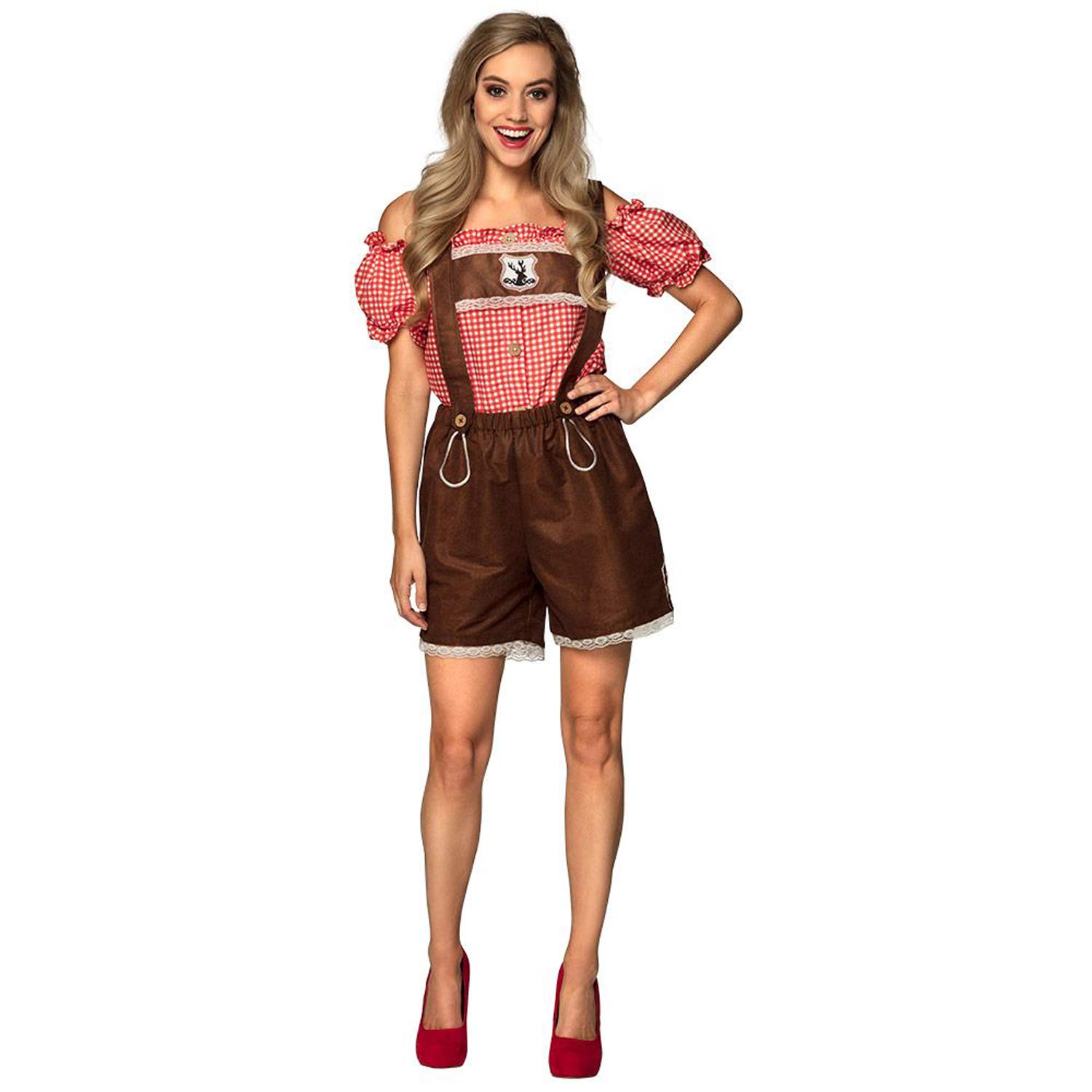 Boland - Bettina costume, leather trousers and blouse, Bavarian costume, costume for women, folk festival, costume, carnival, theme party