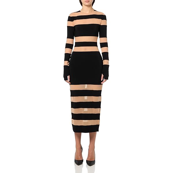 Spliced Long Sleeve Pickleball Dress, Black/Black MESH, S at Amazon Women's  Clothing store