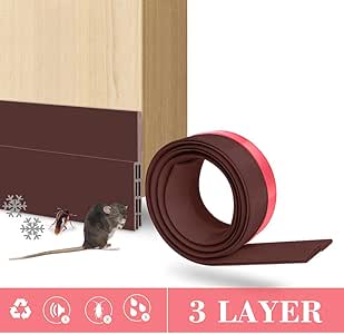 Moredig Umbrales de puertas, Burlete Bajo Puerta 100cm x 5cm Burlete