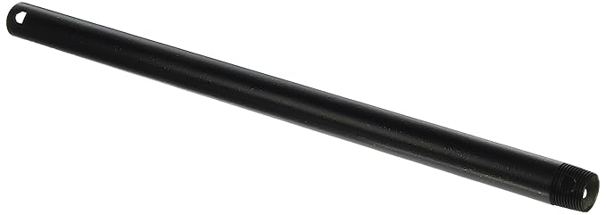 Hunter 25162 18 Inch Extension Down Rod Textured Black Ceiling