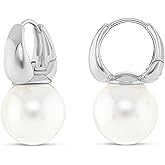 Amazon Essentials Hoops with Pearls