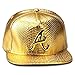 LEEYA NYU12 The New Crocodile Baseball caps A flat-brimmed hat hip-hop hat (Gold)