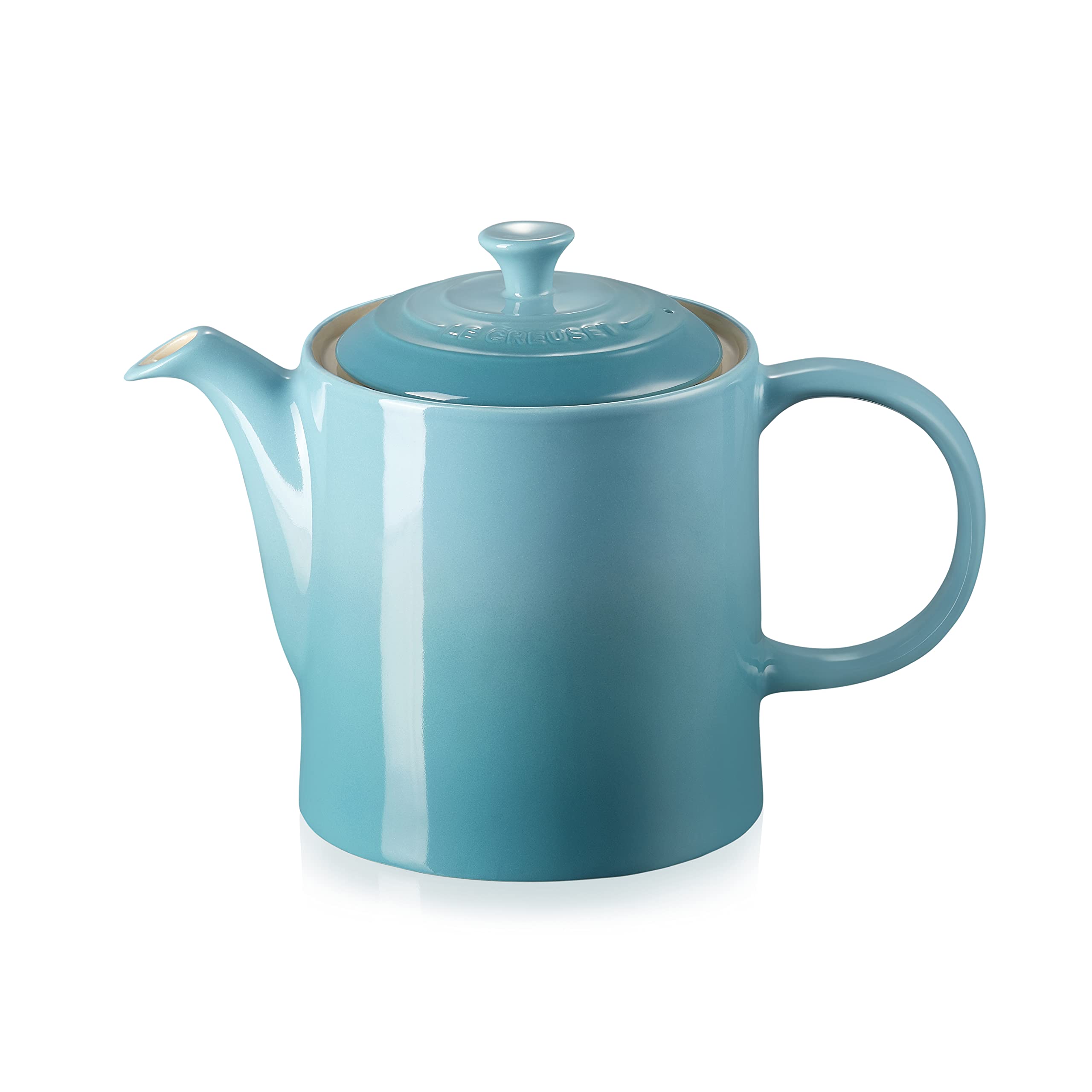 Le Creuset Grand Teapot, Stoneware, 1.3 litres, Serves 4 Cups, Teal, 80703131700003